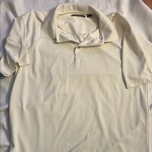Cubavera Men's Light Cream Polo Shirt
